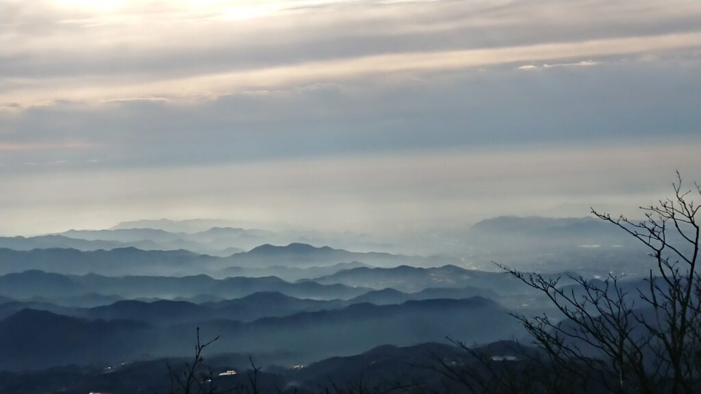 赤城山から山並み